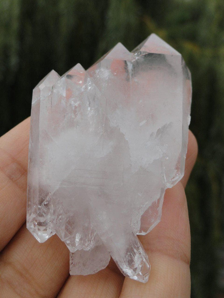 DOUBLE TERMINATED TABULAR QUARTZ From Arkansas - Earth Family Crystals
