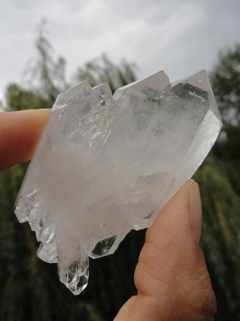DOUBLE TERMINATED TABULAR QUARTZ From Arkansas - Earth Family Crystals