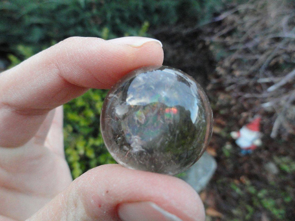 Precious Mini SMOKY QUARTZ SPHERE - Earth Family Crystals
