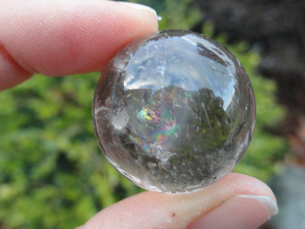 Precious Mini SMOKY QUARTZ SPHERE - Earth Family Crystals