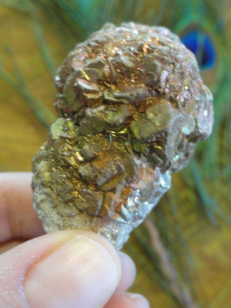 Glimmering Rainbows MARCASITE SPECIMEN - Earth Family Crystals