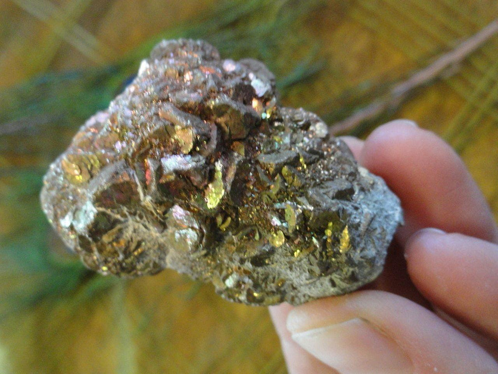 Glimmering Rainbows MARCASITE SPECIMEN - Earth Family Crystals