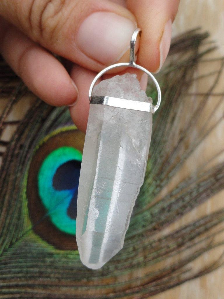 LEMURIAN SEED PENDANT IN STERLING SILVER (INCLUDES FREE SILVER CHAIN) - Earth Family Crystals