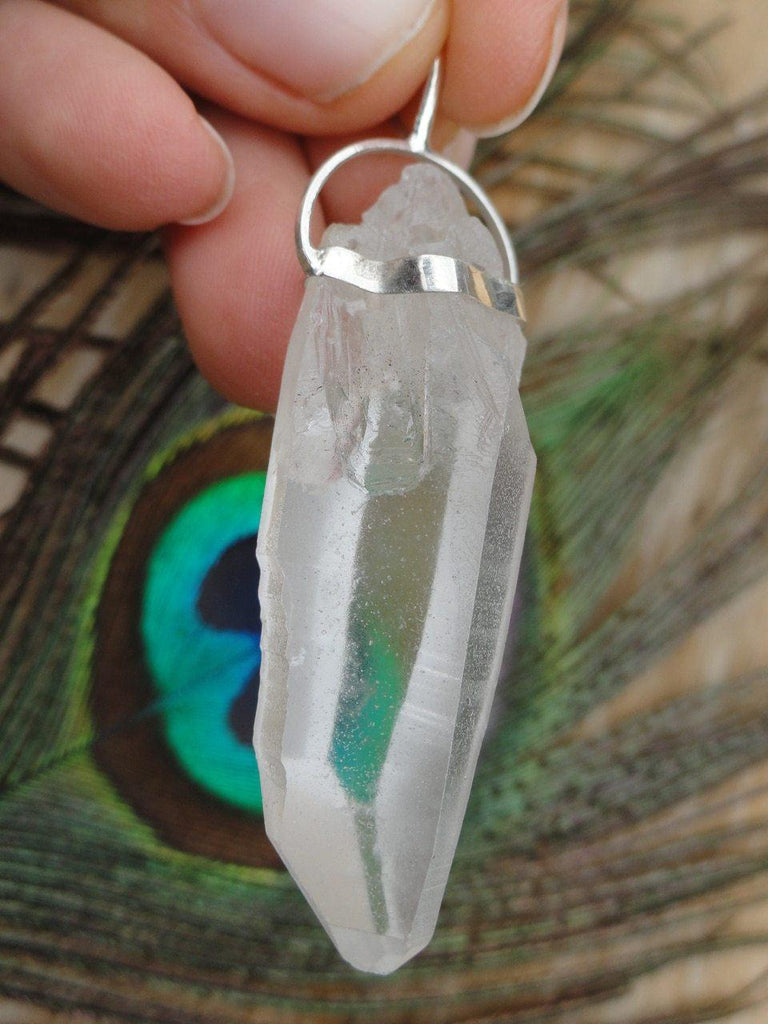 LEMURIAN SEED PENDANT IN STERLING SILVER (INCLUDES FREE SILVER CHAIN) - Earth Family Crystals