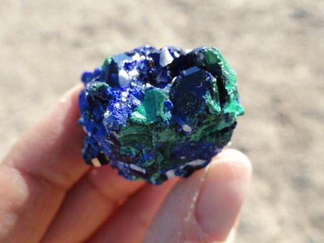 AZURITE PSEUDOMORPH From MALACHITE, Locality, Milpillas, Mexico - Earth Family Crystals