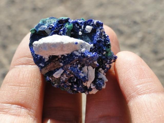 AZURITE PSEUDOMORPH From MALACHITE, Locality, Milpillas, Mexico - Earth Family Crystals