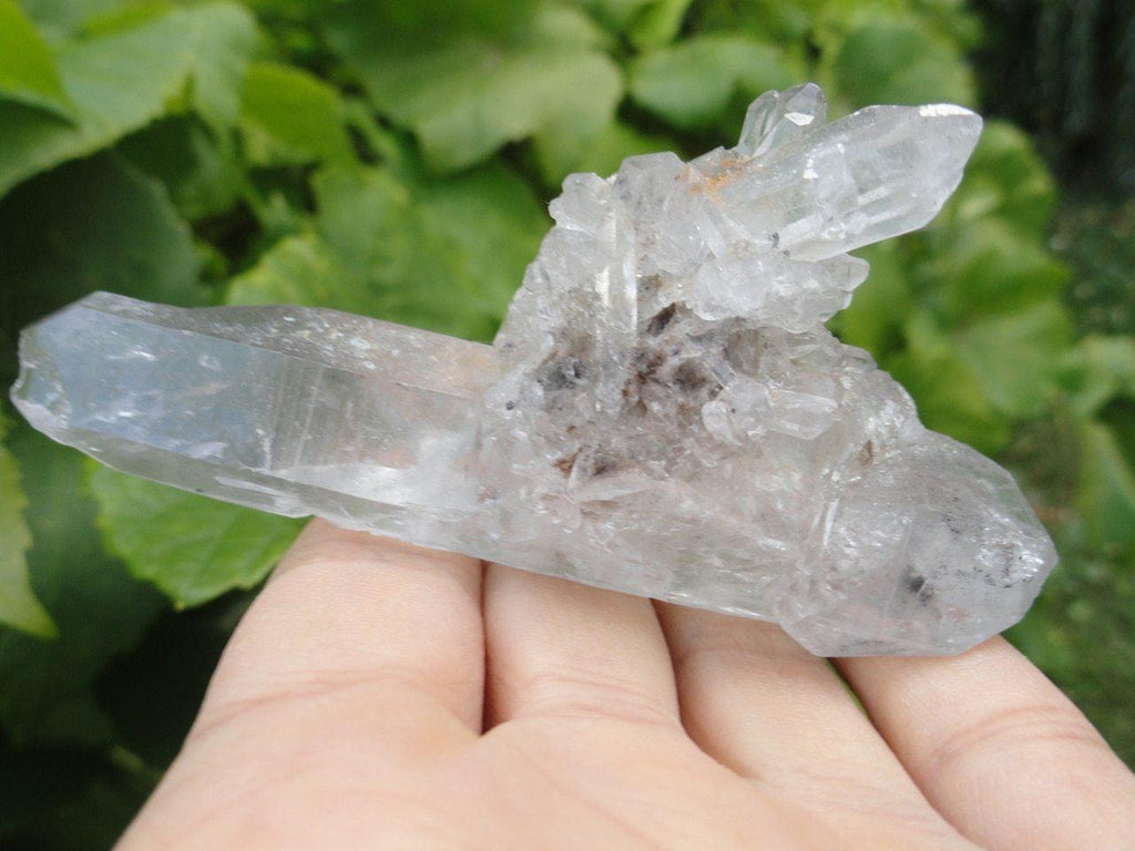 Double Terminated TIBETAN QUARTZ CLUSTER - Earth Family Crystals