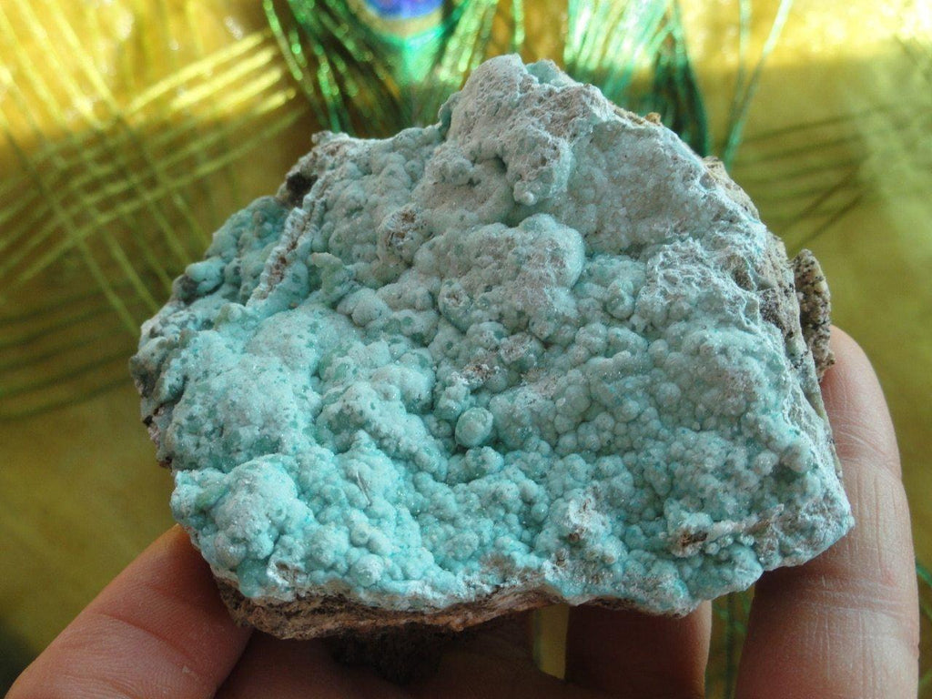 Beautiful Blue SMITHSONITE SPECIMEN from Hidden Treasure Mine, Utah - Earth Family Crystals