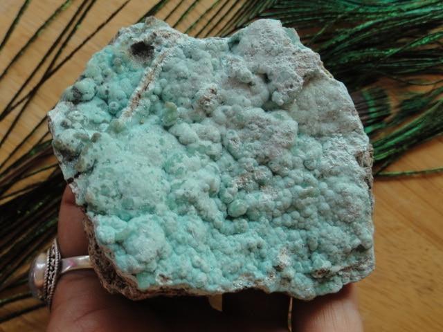 Beautiful Blue SMITHSONITE SPECIMEN from Hidden Treasure Mine, Utah - Earth Family Crystals