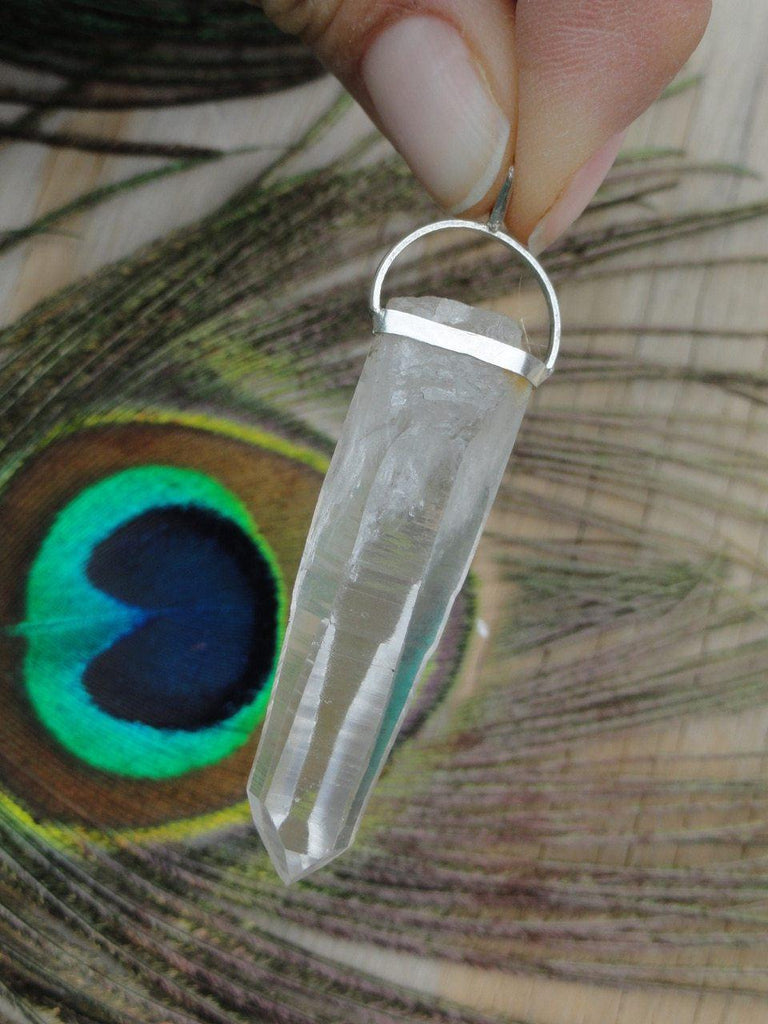 Brilliant LEMURIAN SEED PENDANT (Includes Silver Chain) - Earth Family Crystals