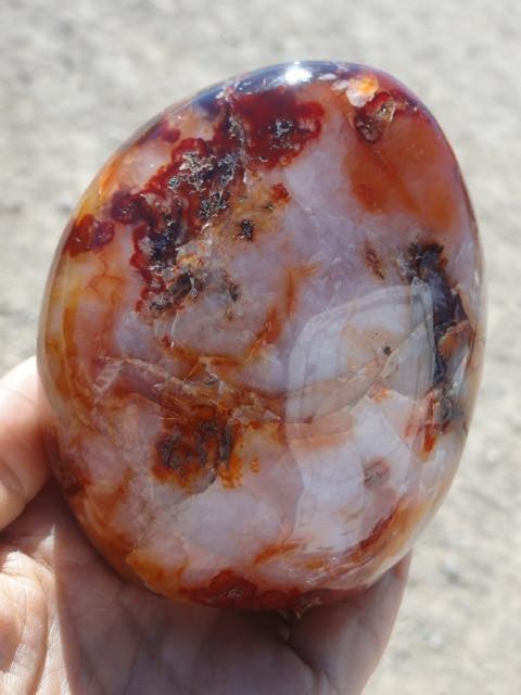 Amazing Fire CARNELIAN Self Standing Display Specimen - Earth Family Crystals