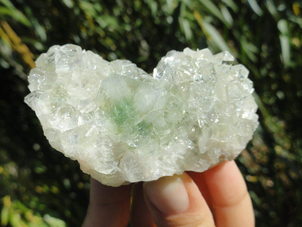 GREEN & CLEAR APOPHYLLITE CLUSTER - Earth Family Crystals