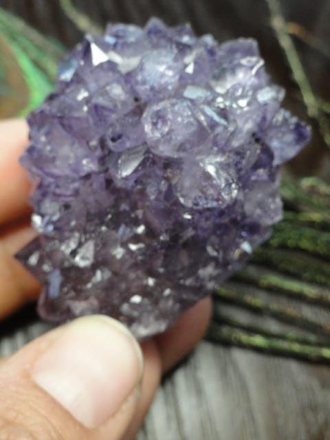 Pretty Purple AMETHYST Handheld Specimen - Earth Family Crystals