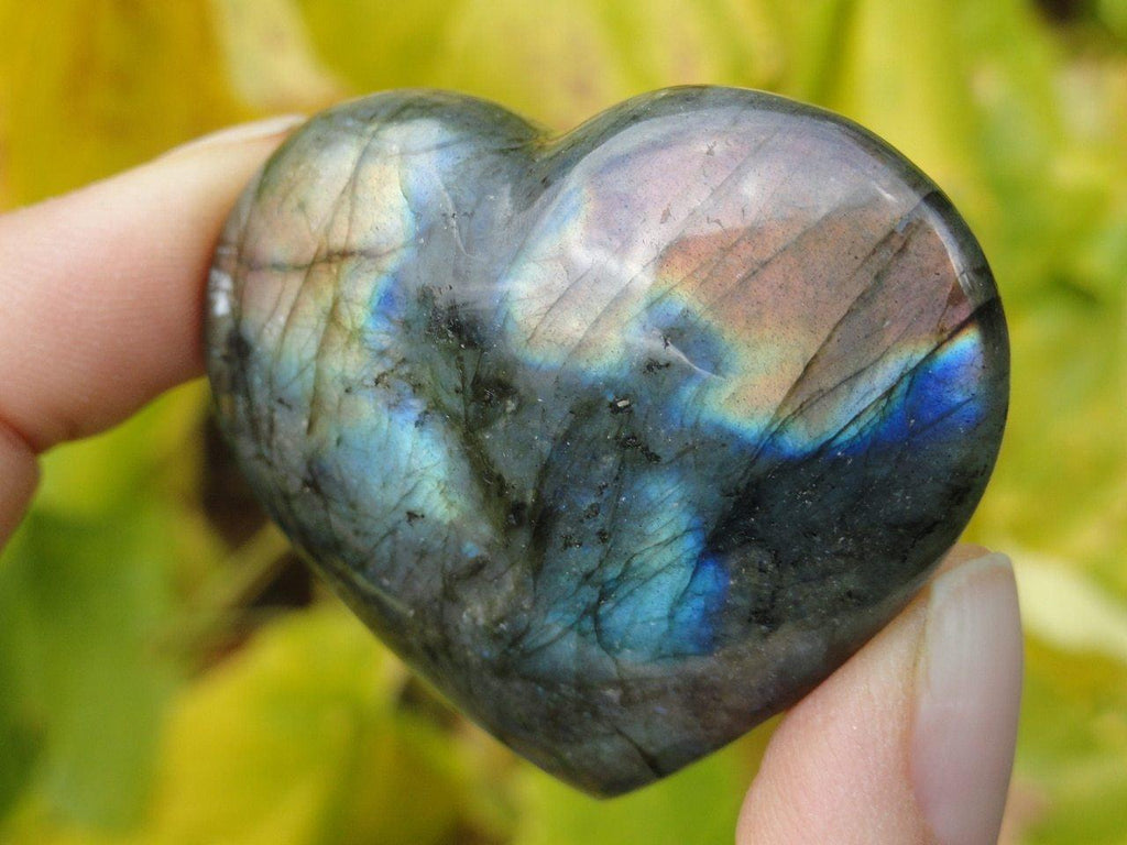 LABRADORITE HEART - Earth Family Crystals
