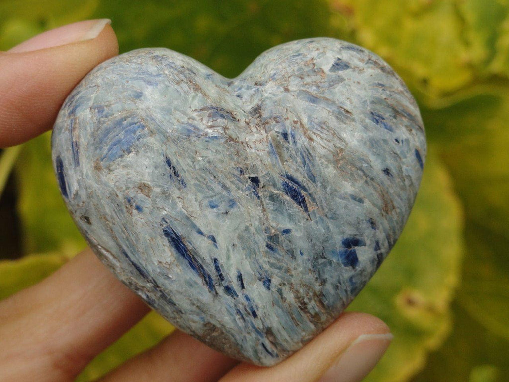 BLUE KYANITE HEART - Earth Family Crystals