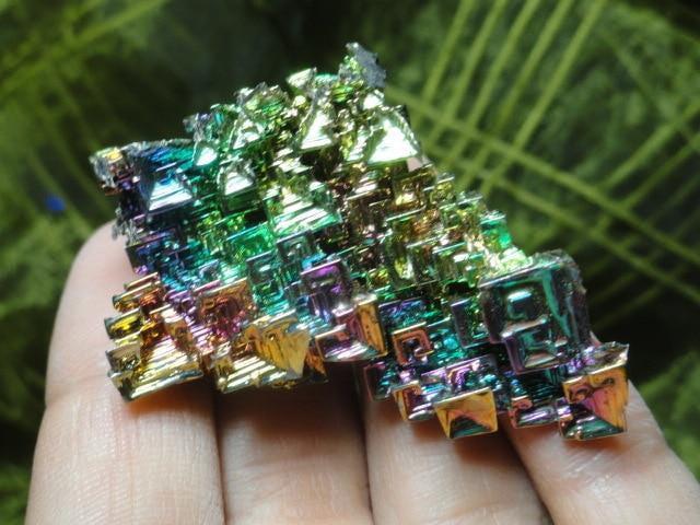 Unique RAINBOW BISMUTH SPECIMEN - Earth Family Crystals