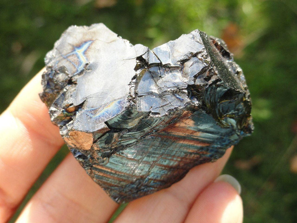 NOBLE SHUNGITE CRYSTAL (ELITE SHUNGITE) - Earth Family Crystals
