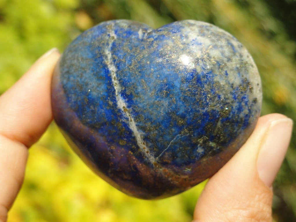 LAPIS LAZULI PUFFY HEART - Earth Family Crystals