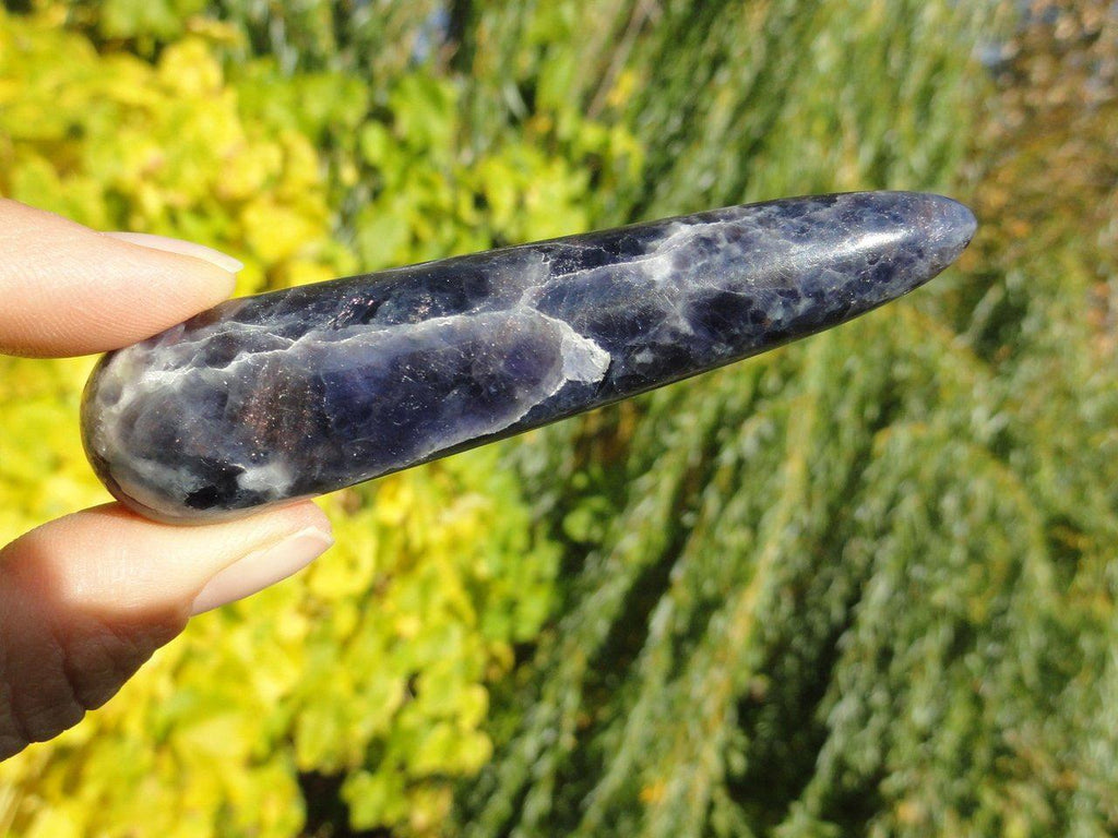 Violet-Blue IOLITE WAND - Earth Family Crystals