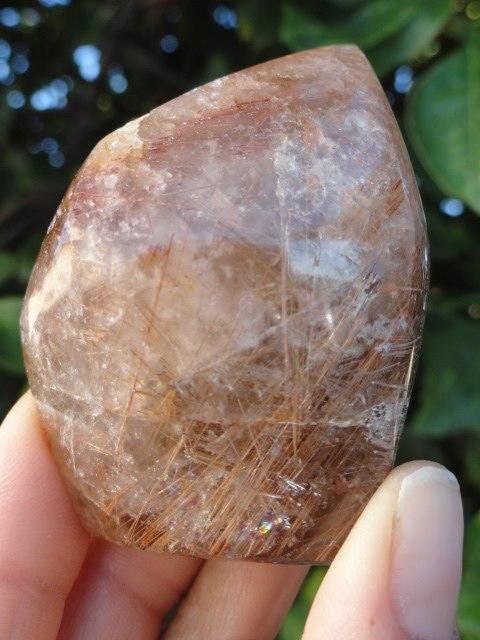 Adorable Copper RUTILATED QUARTZ SPECIMEN - Earth Family Crystals