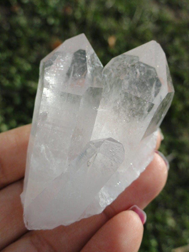 Arkansas CLEAR QUARTZ TWIN CLUSTER - Earth Family Crystals