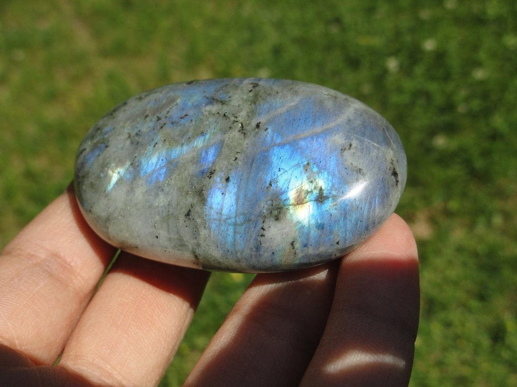 LABRADORITE PALM STONE~ Stone of Magic - Earth Family Crystals