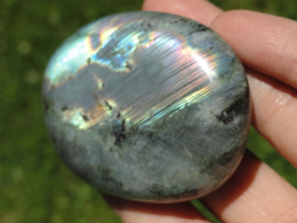 LABRADORITE PALM STONE~ Stone of Magical Abilities - Earth Family Crystals