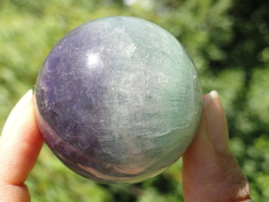 FLUORITE SPHERE~ Stone of Clearing the energy field - Earth Family Crystals