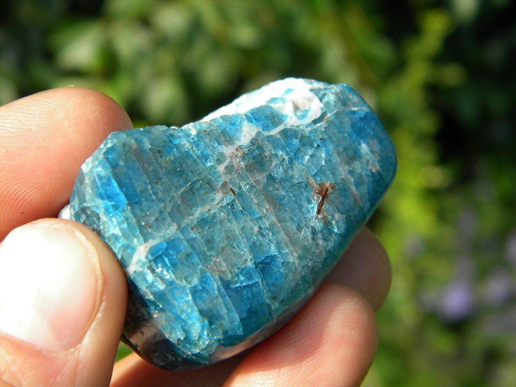 BLUE APATITE Self Standing Crystal~ Stone of Psychic Activation, Access to Knowledge* - Earth Family Crystals