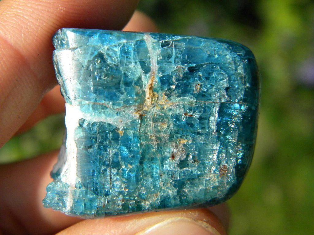 BLUE APATITE Self Standing Crystal~ Stone of Psychic Activation, Access to Knowledge* - Earth Family Crystals