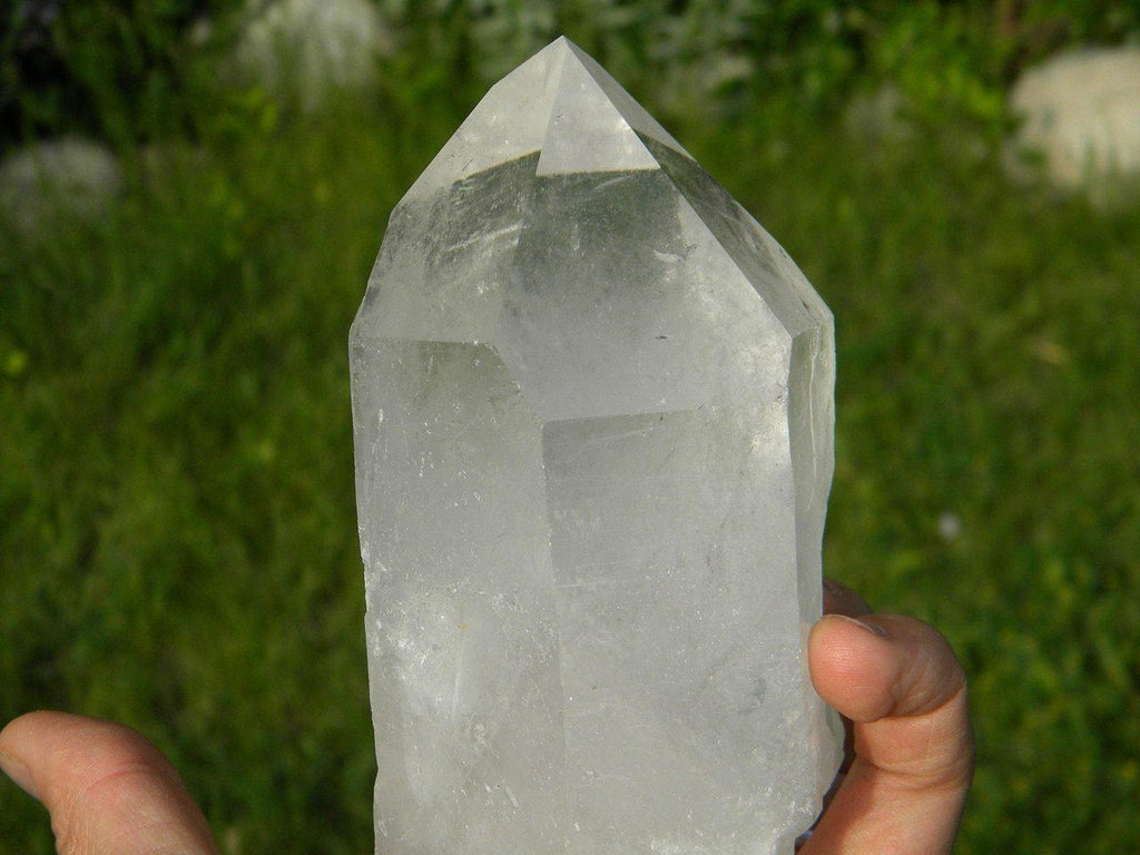 CLEAR QUARTZ TRUE RECORD KEEPER TOWER  From Brazil* - Earth Family Crystals