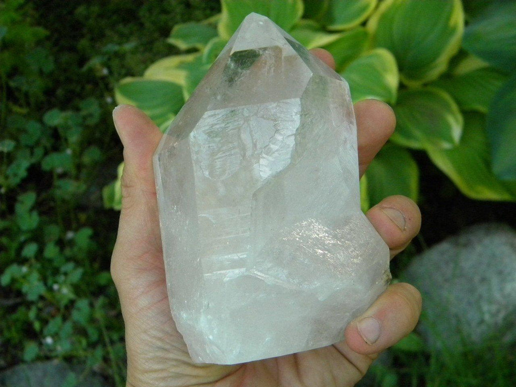 CLEAR QUARTZ TRUE RECORD KEEPER TOWER  From Brazil* - Earth Family Crystals