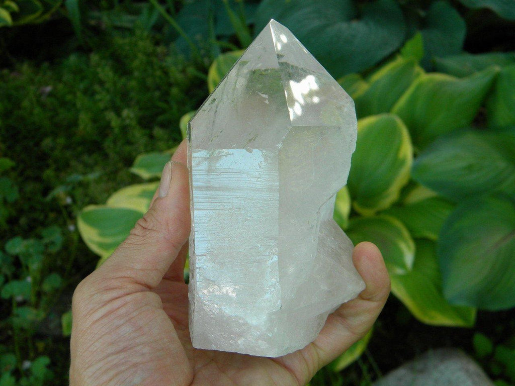 CLEAR QUARTZ TRUE RECORD KEEPER TOWER  From Brazil* - Earth Family Crystals