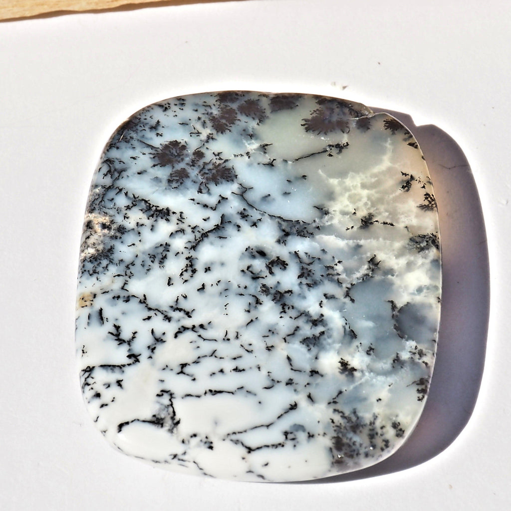 Chunky Dendritic Agate Cabochon Carving Ideal for Crafting #1 - Earth Family Crystals