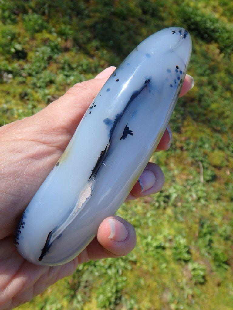 Beautiful Patterns Dendritic Agate Polished Specimen - Earth Family Crystals