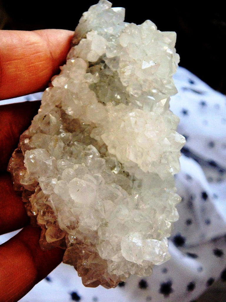 Sparkles Galore Druzy Quartz Cluster From India - Earth Family Crystals