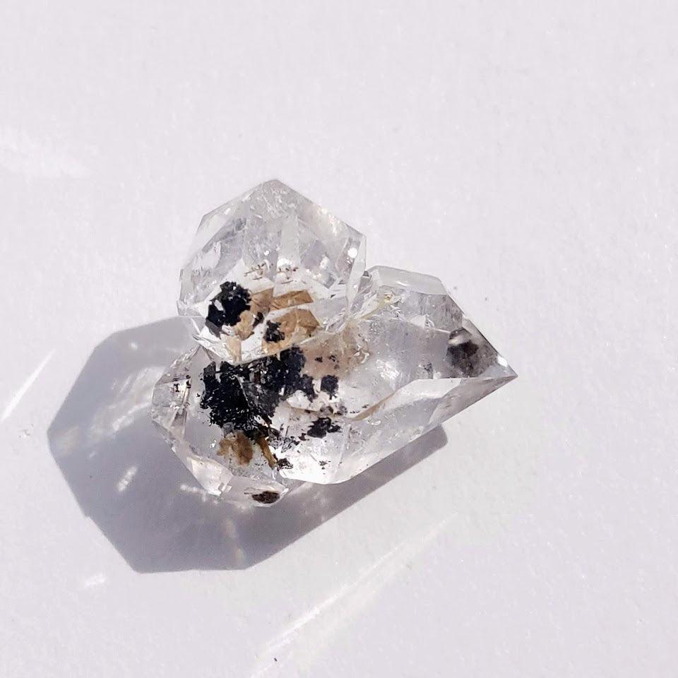 Gemmy Brilliant New York Herkimer Diamond Small Cluster #1 - Earth Family Crystals
