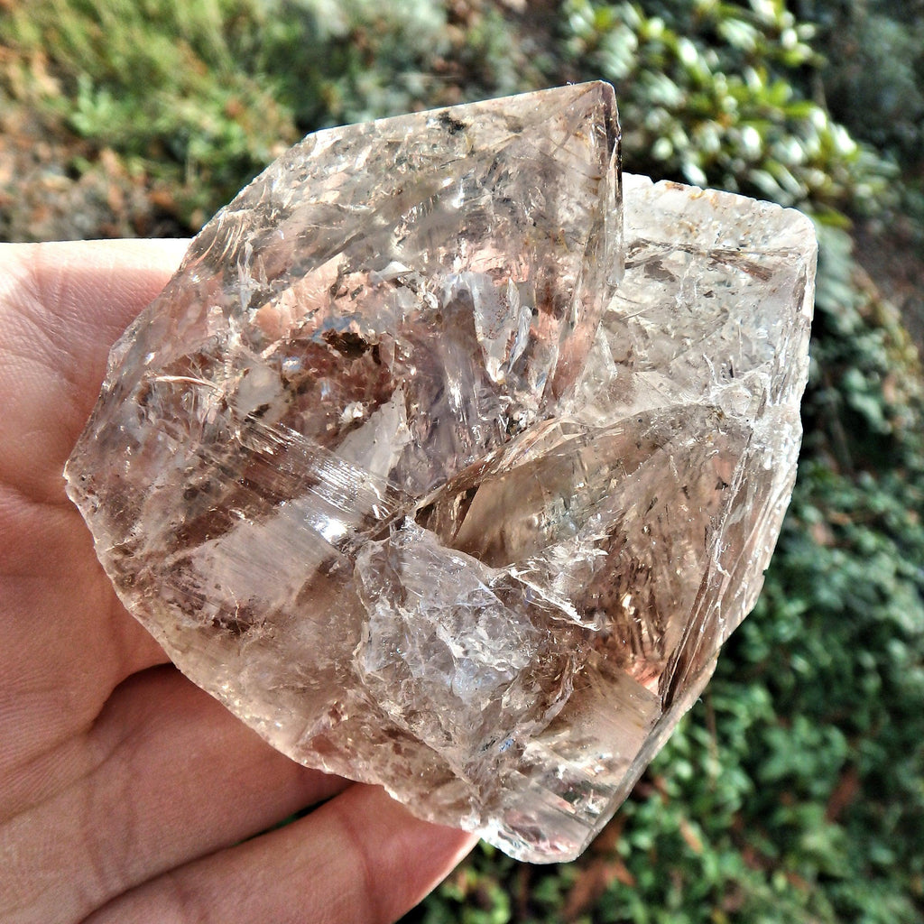 Unique Character Clear & Smoky Elestial Quartz From Brazil - Earth Family Crystals