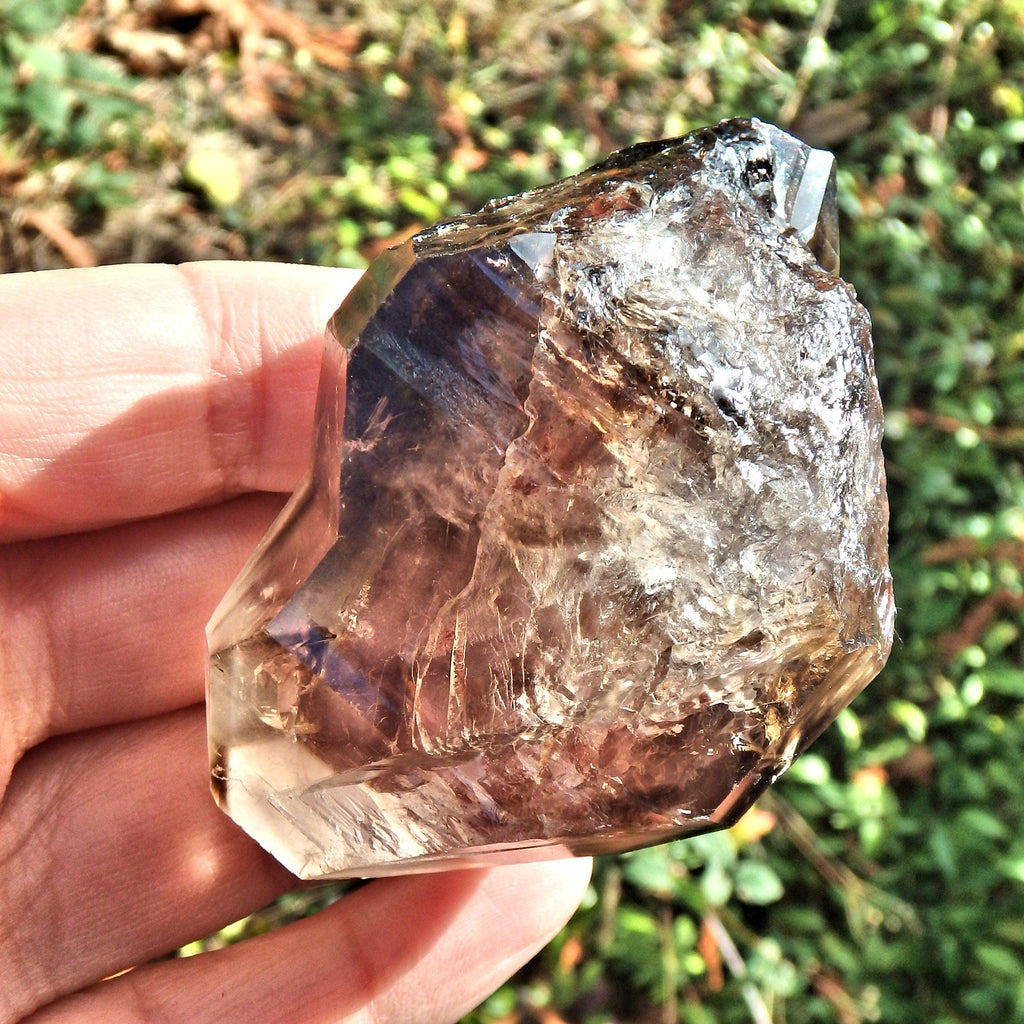Fabulous Double Terminated Elestial Smoky Quartz From Brazil - Earth Family Crystals