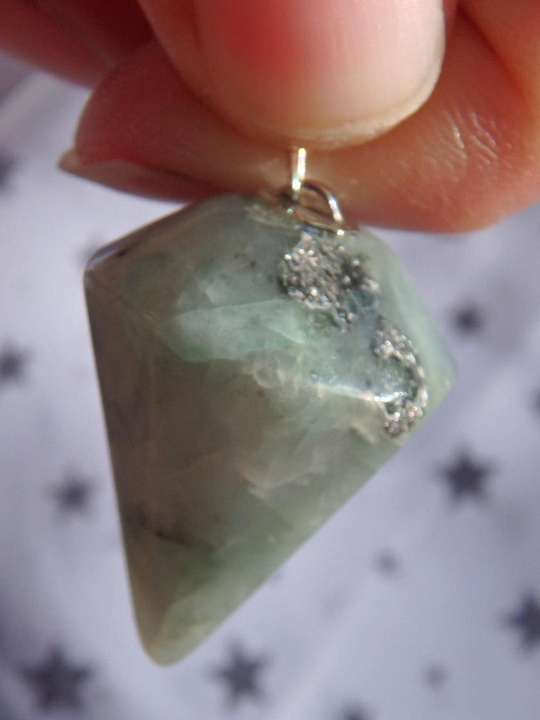 Pastel Green Emerald Pendulum - Earth Family Crystals