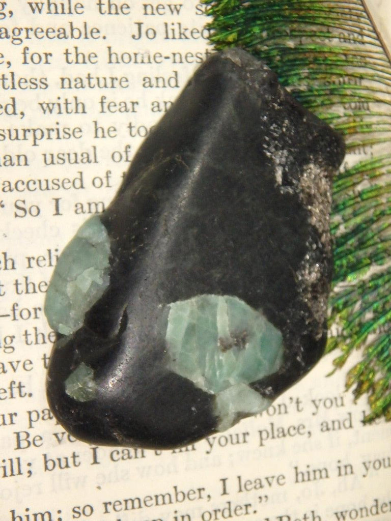 Wonderful Emerald Hand Held Slice Specimen 1 - Earth Family Crystals