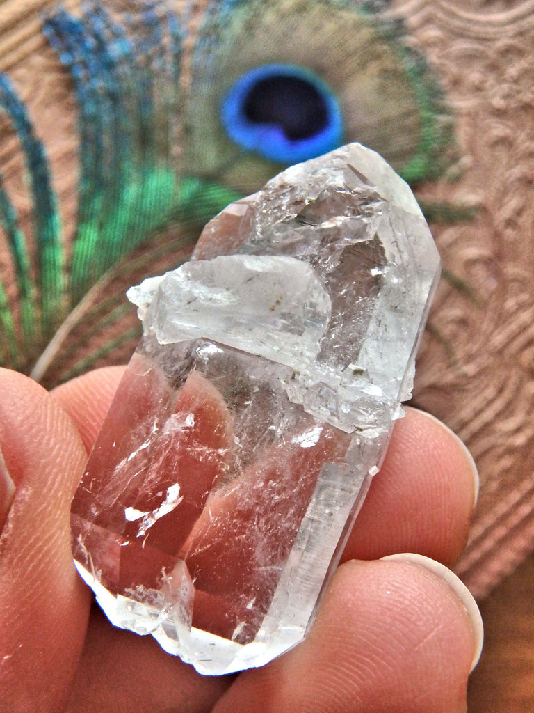 Adorable Dainty Faden Quartz Hand Held Specimen 2 - Earth Family Crystals