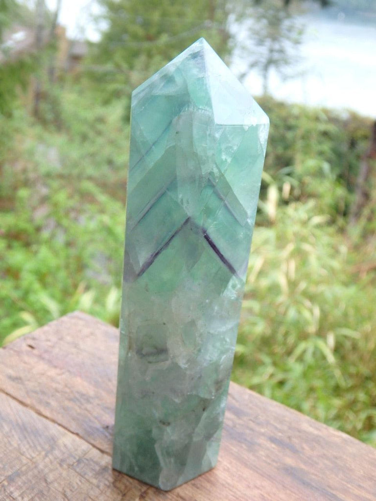 Fantastic Standing Fluorite Generator Carving 3 - Earth Family Crystals