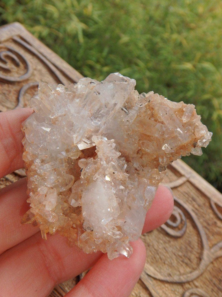 Arkansas Golden Healer Quartz Cluster 1 - Earth Family Crystals