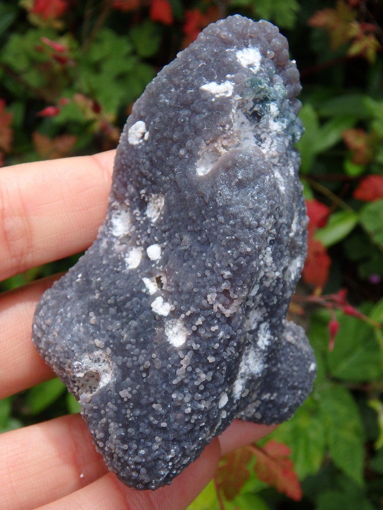 Unique Grape Agate Free Form With Caves From Indonesia - Earth Family Crystals