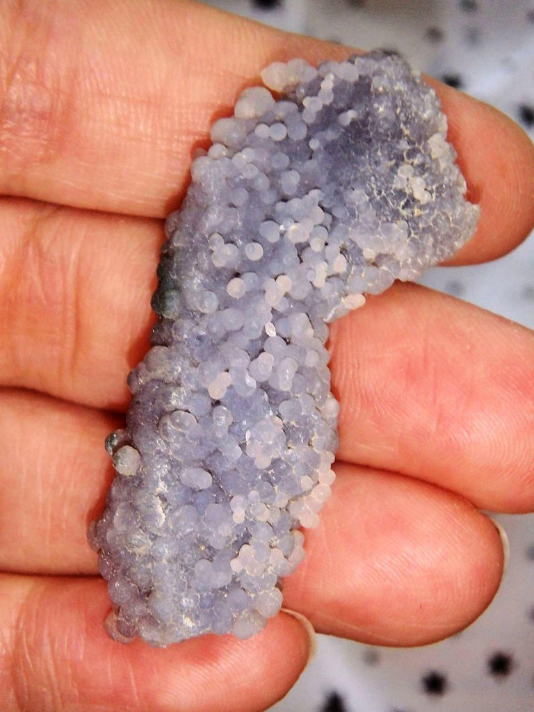 Hand Held Bytrodial Purple Grape Agate Specimen From Indonesia 2 - Earth Family Crystals