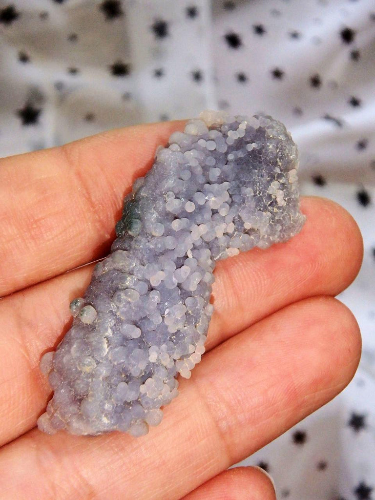 Hand Held Bytrodial Purple Grape Agate Specimen From Indonesia 2 - Earth Family Crystals