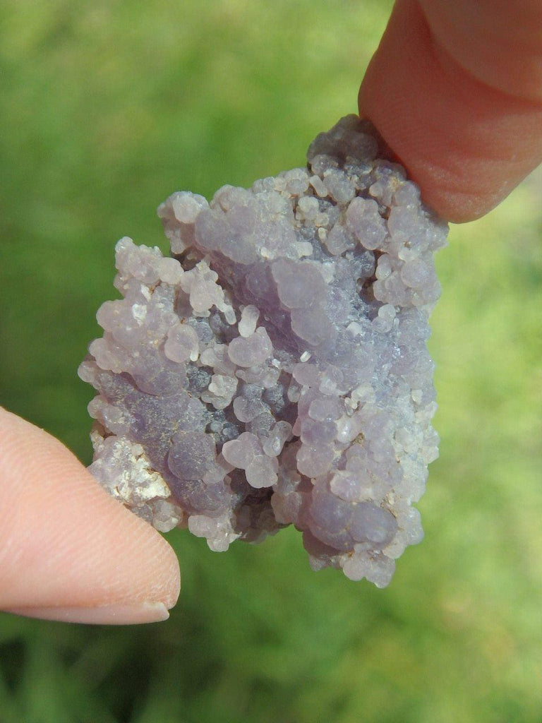 Cute Hand Held Grape Agate Specimen - Earth Family Crystals