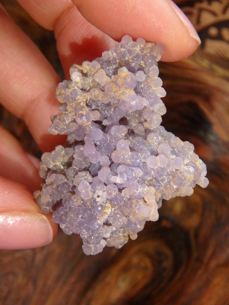 NEW FIND! Sparkly Purple Grape Agate Cluster from Indonesia - Earth Family Crystals