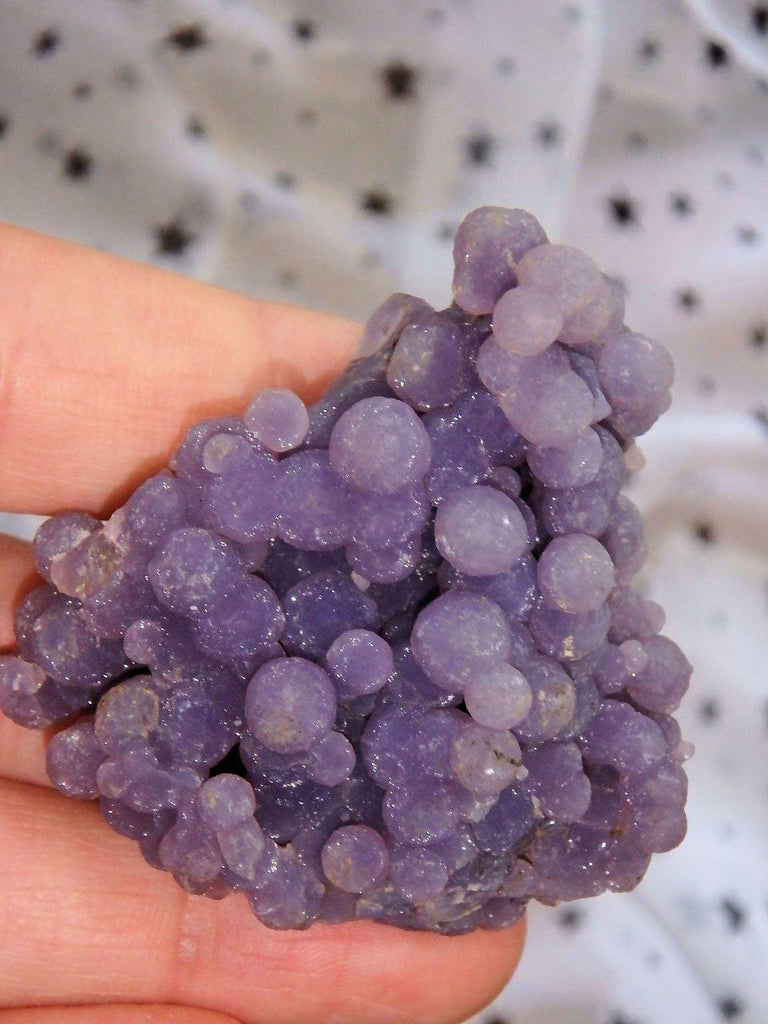 Deep Purple Shimmer Grape Agate Cluster From Indonesia - Earth Family Crystals